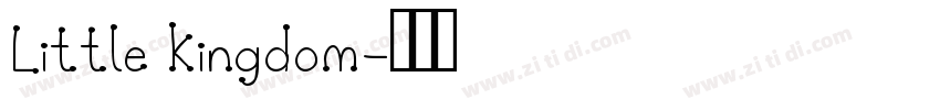 Little kingdom字体转换